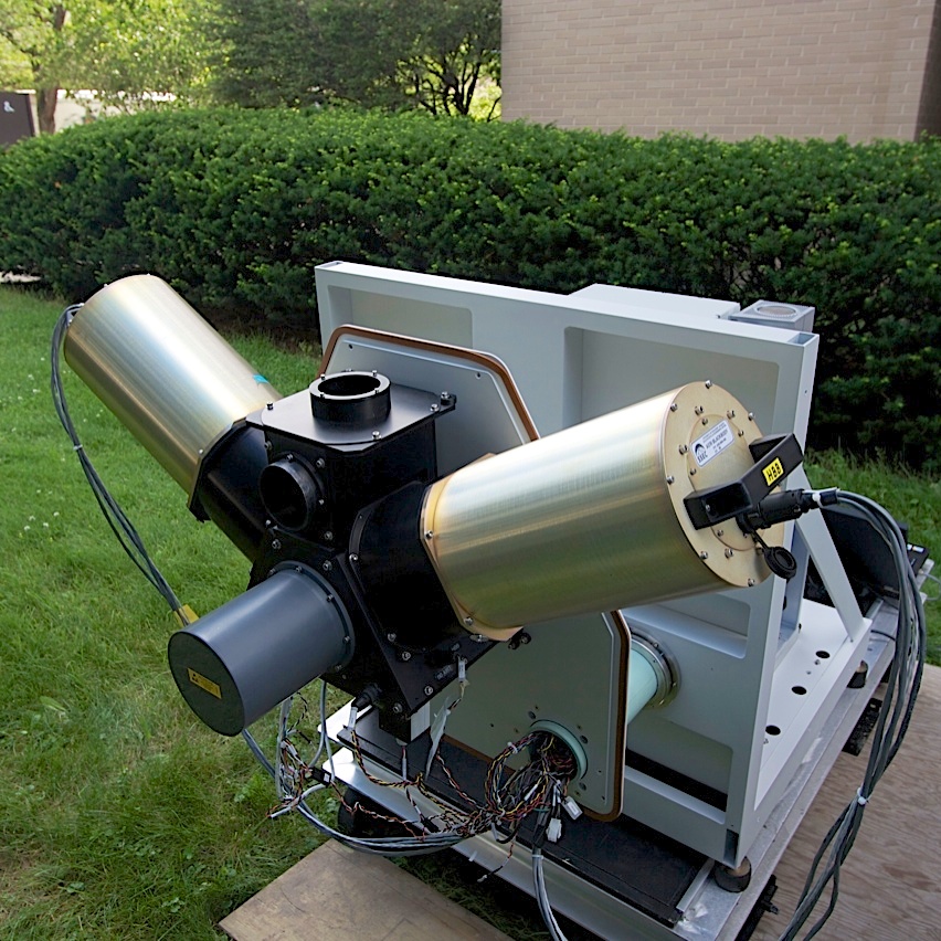 An AERI on display at the University of Wisconsin-Madison, where the valuable ARM instrument was designed and purpose-built before its first deployment in 1993.