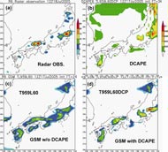 Example of Global Spectral Model (GSM) at the Japan Meteorological Agency (JMA). (Image courtesy of Dr. Masayuki Nakagawa/Japan Meteorological Agency.)