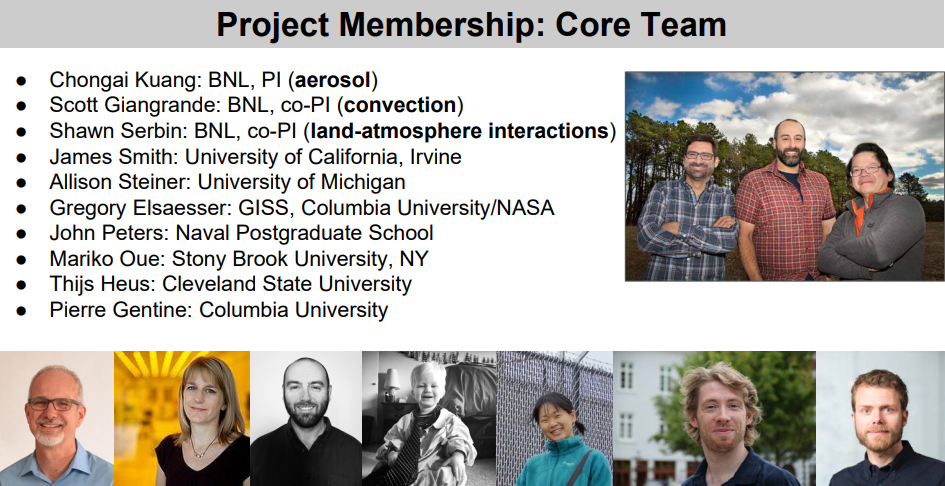 Core members of AMF3 site science team