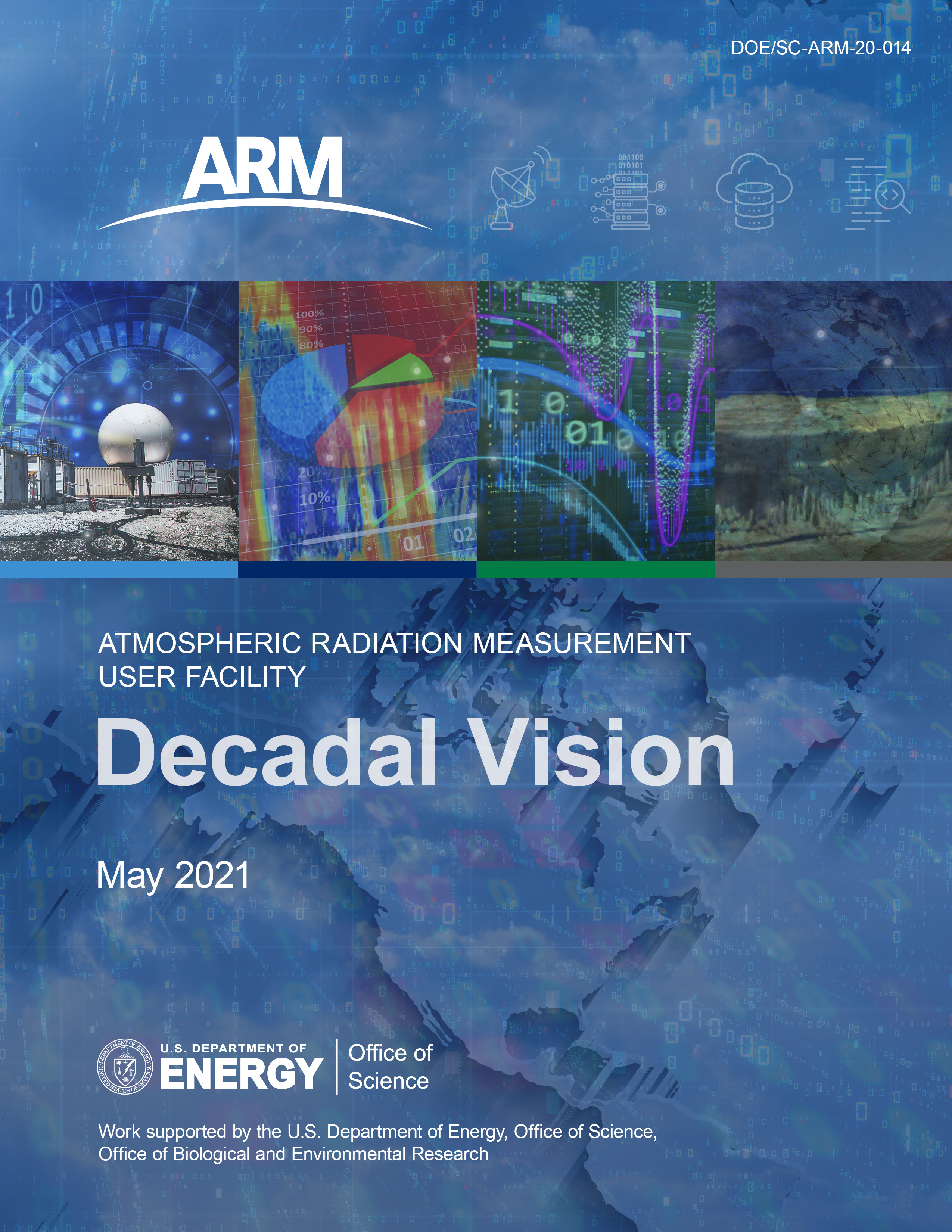 Front cover of the ARM Decadal Vision document published in May 2021