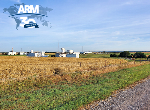 The Southern Great Plains Central Facility is located between Billings and Lamont, Oklahoma.