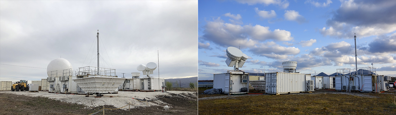 The left image is from the ARM CACTI deployment in Argentina, and the right image is from the COMBLE deployment in Norway.