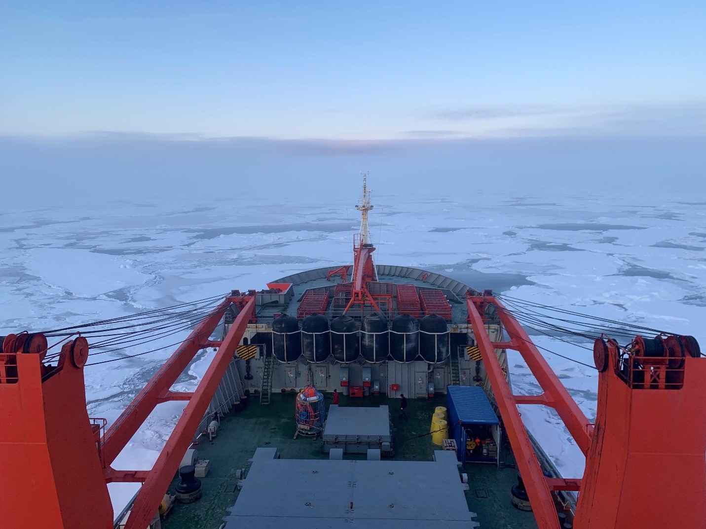 Akademik Fedorov icebreaker in the High Arctic