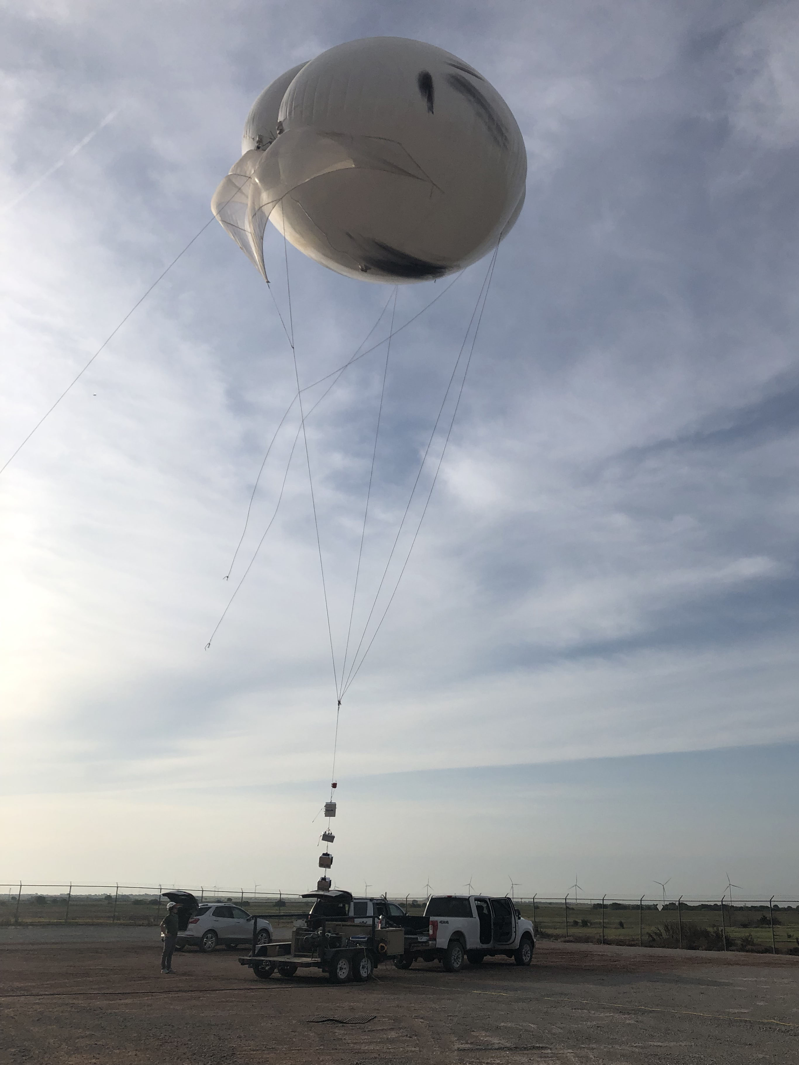 Tethered balloon at Southern Great Plains