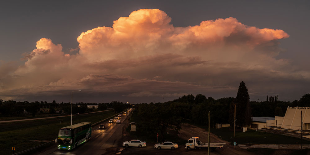 Convective clouds in Argentina