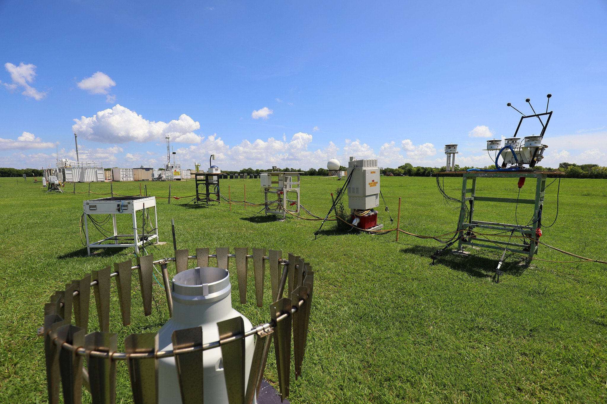 atmospheric instruments in green field