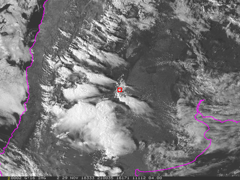 Satellite image from over CACTI site