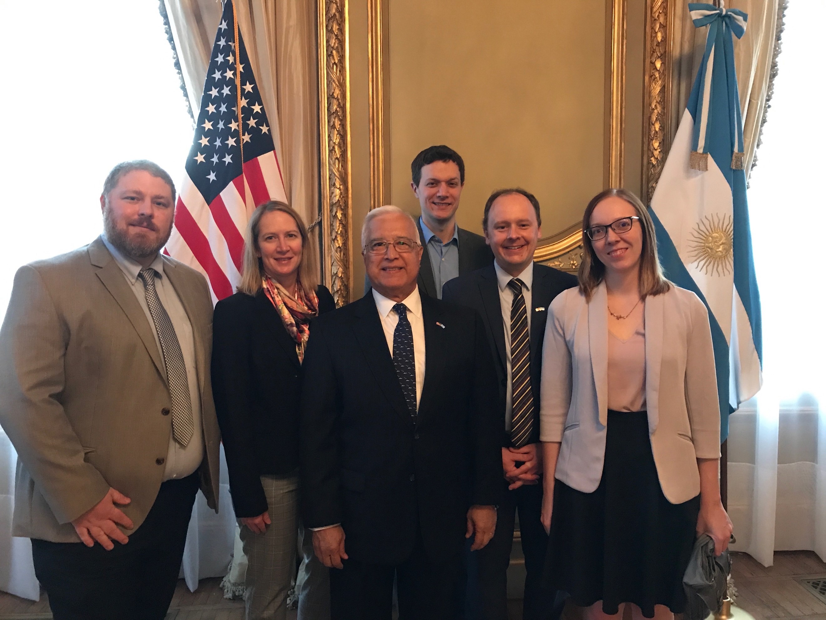 CACTI workshop attendees with U.S. ambassador to Argentina