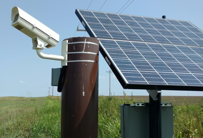 Camera takes picture of the sky at the Southern Great Plains