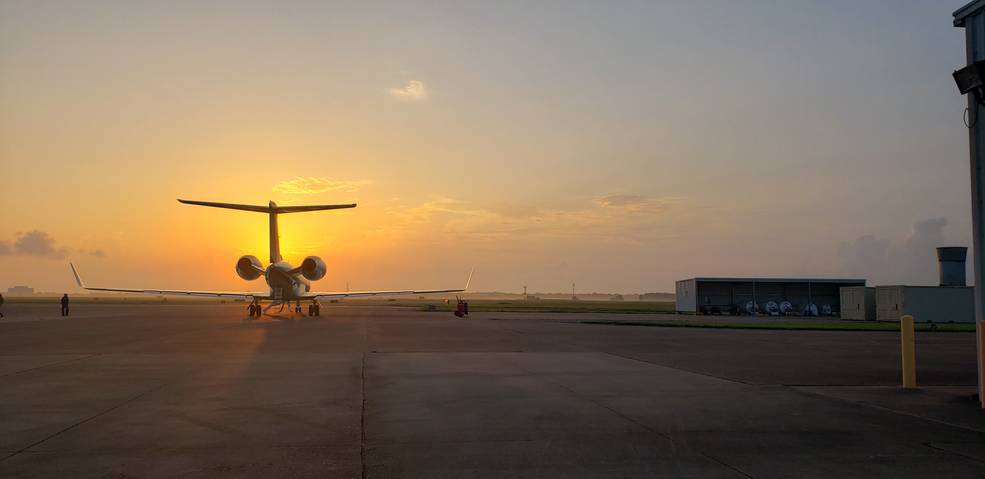 TRACER-AQ research flights are being conducted aboard a Gulfstream V research aircraft.